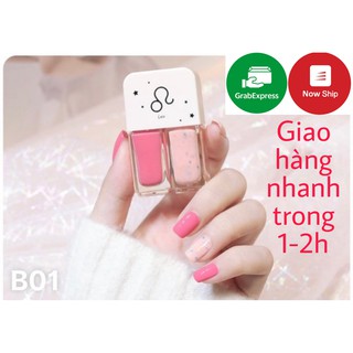[Rẻ nhất][Hàng công ty][Hàng cao cấp]Sơn móng tay set 2 màu theo cung Hoàng Đạo mã B01- B15 -  Màu kẹo dễ thương