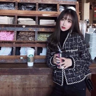 Áo dạ tweed +2%