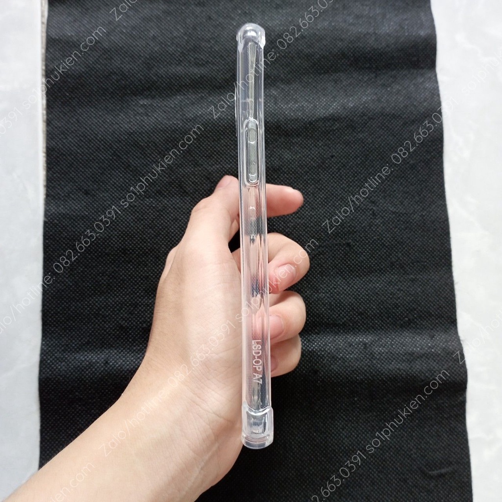 Ốp lưng Oppo A7/ Oppo A5S/ Oppo A12 dẻo đen và dẻo trong suốt, chống sốc bảo vệ camera bền đẹp