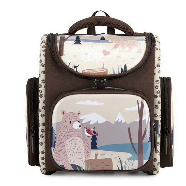 balo chống gù tiểu học, cặp sách đi học cho bé trai gái cấp 1 cao cấp