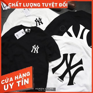 Áo Phông Nam Nữ in hình New York - Áo đôi 2 màu đen trắng NY Hàng Xuất Khẩu