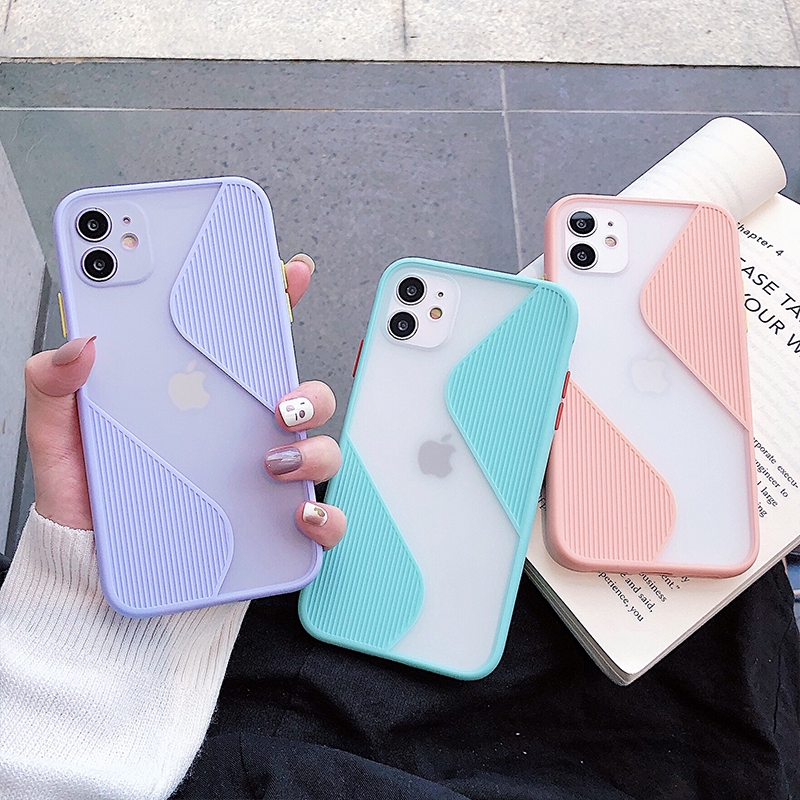 Ốp iphone - Ốp lưng nhám hình chữ S 6/6s/6plus/6s plus/7/8/7plus/8plus/x/xs/xsmax/11/11promax - Awifi Case S3-1 | BigBuy360 - bigbuy360.vn