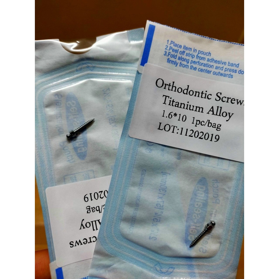 Mini Vít Chỉnh Nha Chuyên Sử Dụng Trong Nha Khoa Đầy Đủ Kích Thước