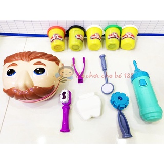 Bộ đồ chơi đất nặn đất sét bác sĩ khám răng vui vẻ