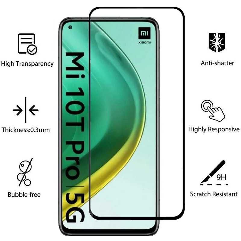 Kính cường lực Full màn Xiaomi Redmi Note 9 Pro 5G, Mi 10T Lite 5G, Mi10T, Mi 10T Pro 5G, Mi11T 5G, Mi11T Pro 5G