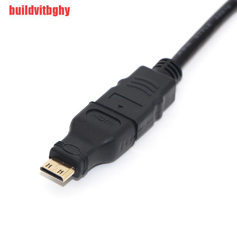 {buildvitbghy}3 in 1 Gold Plated HDMI + Mini + Micro HDMI Adapter Cable 1.5m 4.9ft High Speed IHL