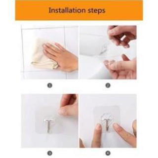 Combo 20 móc dán tường chịu lực siêu dính