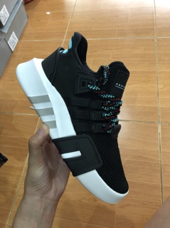 (video_ảnh thật) giày sneakers EQT đen xanh (nam/nữ)