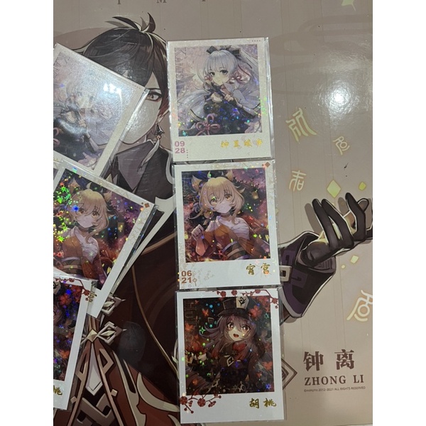 Ảnh, móc khoá, hàng artist Yoimiya, Ayaka, Hutao...v....v....