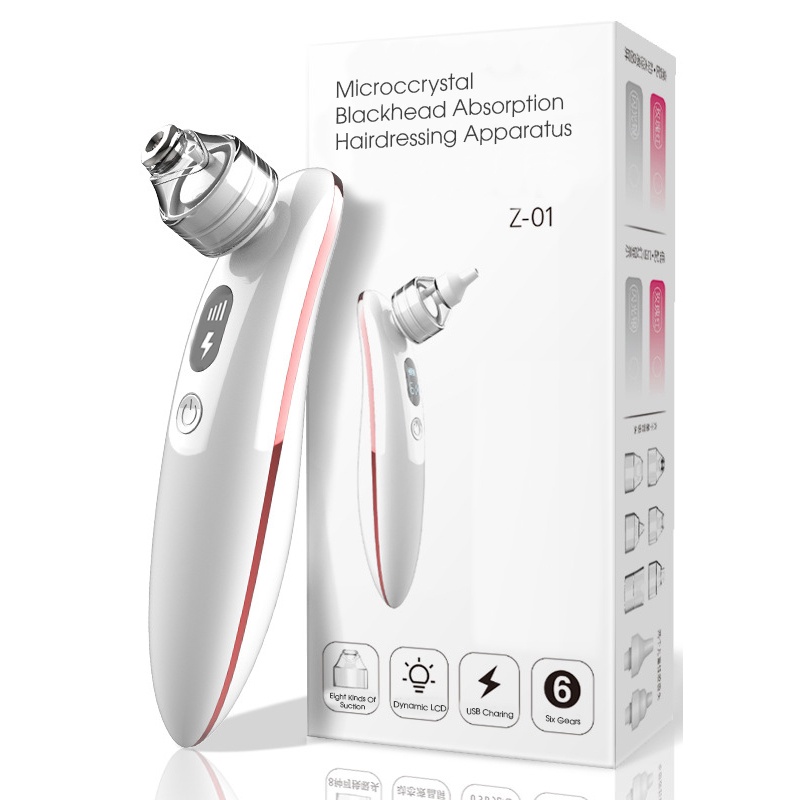 Máy Hút Mụn Cầm Tay Z-01, Kiêm Máy Hút Mũi Trẻ Em 6 Cấp Độ