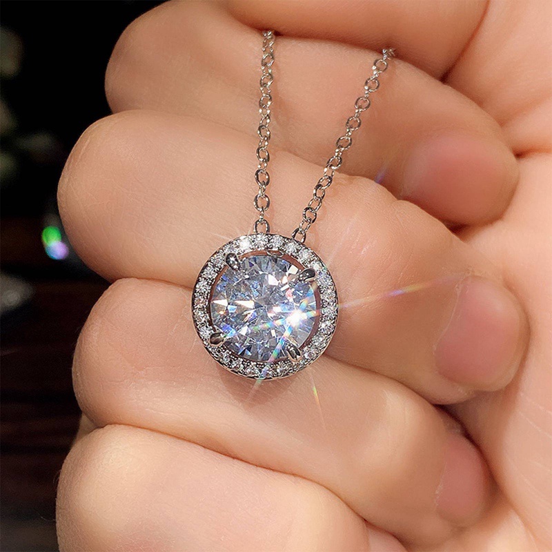 Vòng cổ Đính Đá Zircon Sang Trọng Thời Trang Dành Cho Nữ