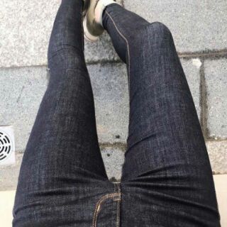Quần jean xước co giãn