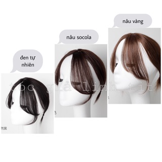 Tóc phủ (TÓC THẬT)mái bay dài Hàn Quốc