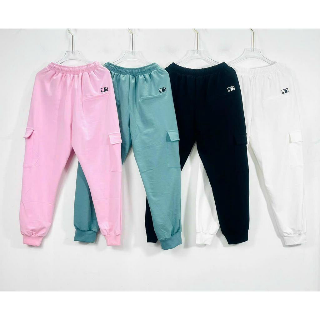 Quần Jogger Nam Nữ MLB NY Túi Hộp 4 Màu Sắc Siêu Xinh Hàng Xuất Xịn