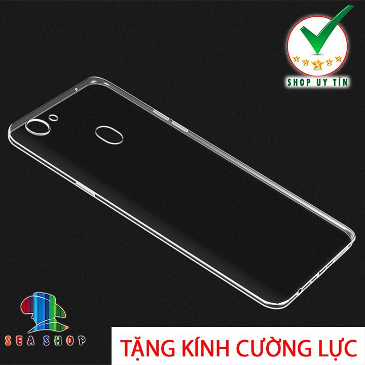 [TẶNG CƯỜNG LỰC]Ốp lưng Oppo F5 silicon trong suốt
