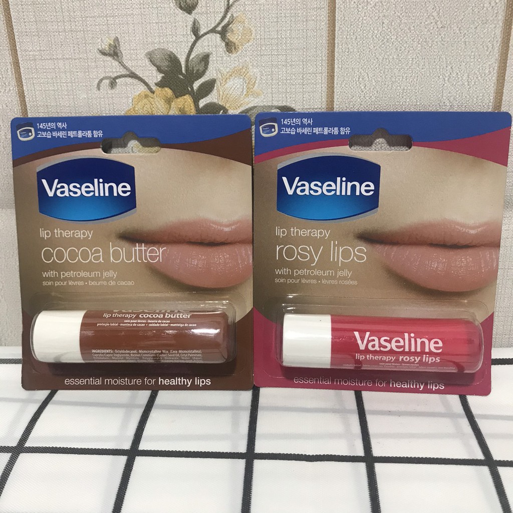 Son dưỡng môi Vaseline mềm mịn dạng thỏi 4.8g