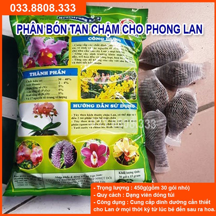 PHÂN BÓN TAN CHẬM TÚI LƯỚI KÍCH RA HÓA PHONG LAN ( 30 GÓI )