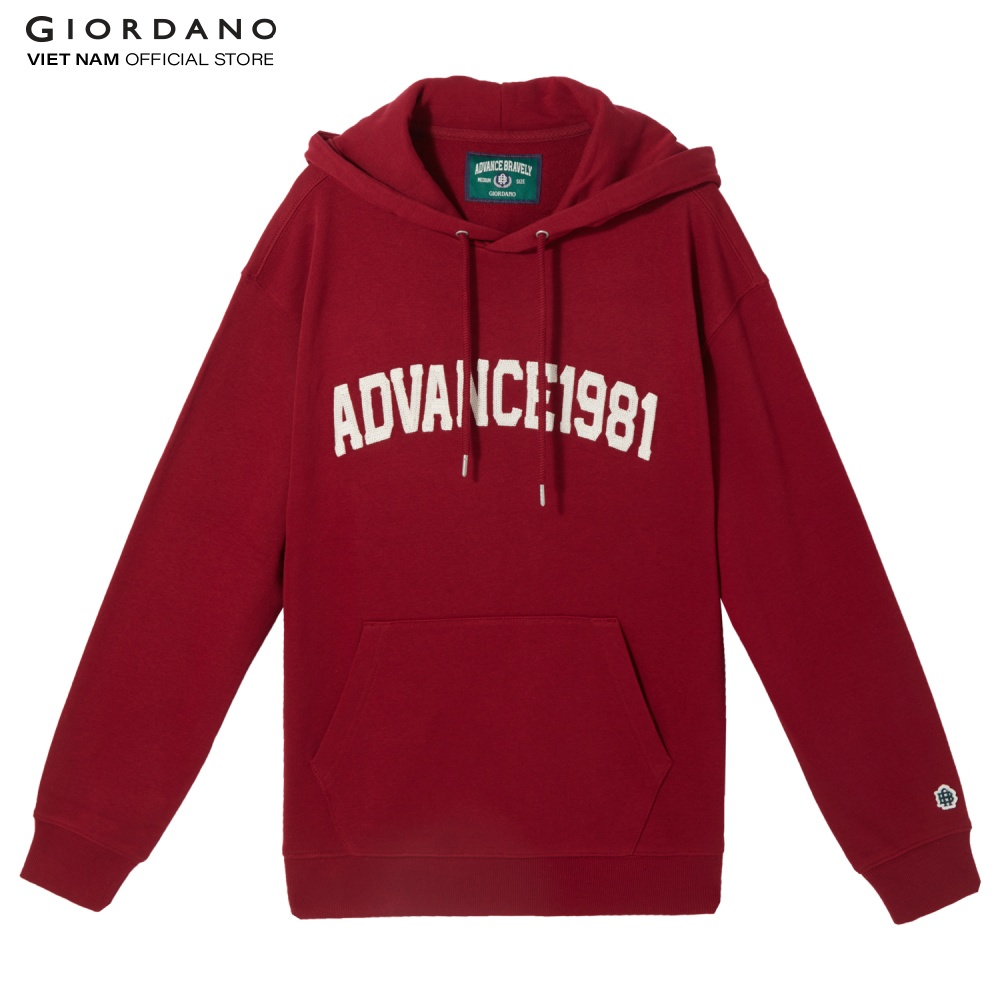 Áo Thun Dài Tay Nam Hoodie Advance Bravely Giordano 01092610