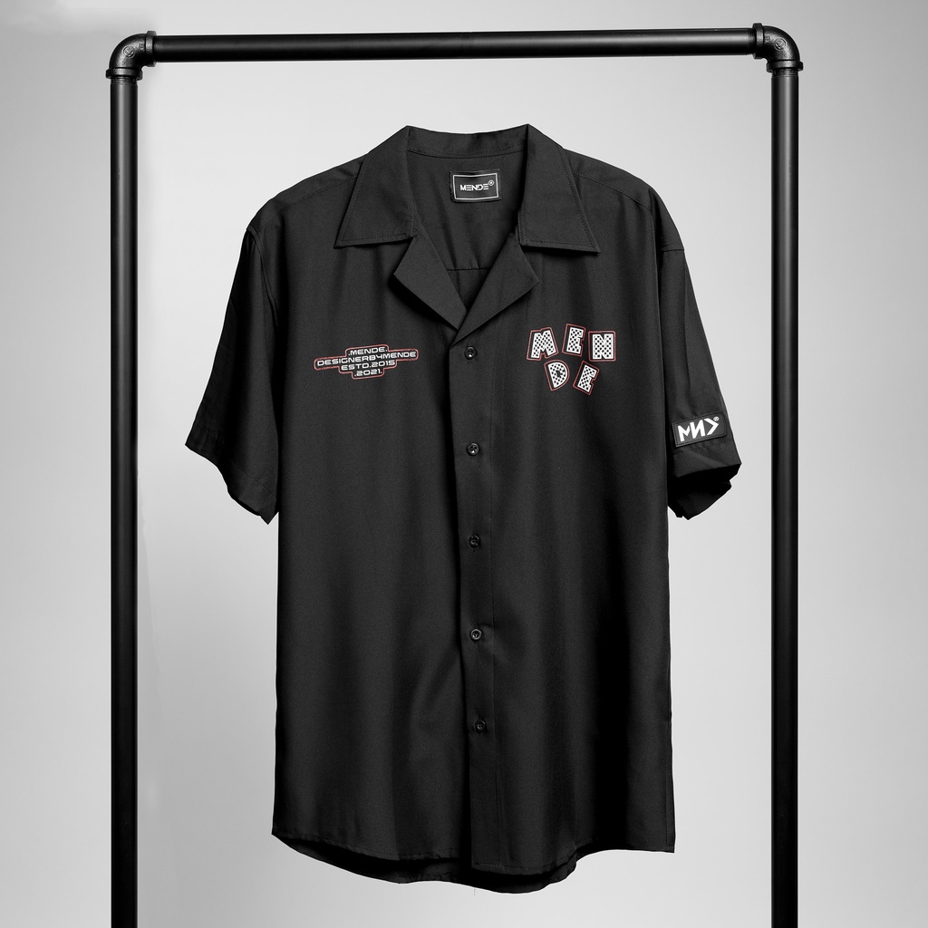 MENDE - Chessboard Shirt - áo sơ mi tay ngắn MENDE chính hãng