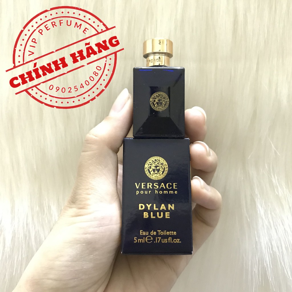 Nước hoa nam chính hãng Versace Dylan Blue Pour Homme EDT 5ml