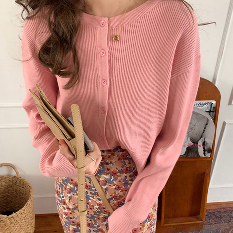 Áo khoác cardigan cổ tròn chất mịn - AK511 | BigBuy360 - bigbuy360.vn