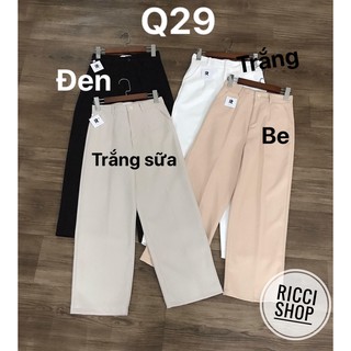 Quần ống Suông 1 cúc giữa Q29