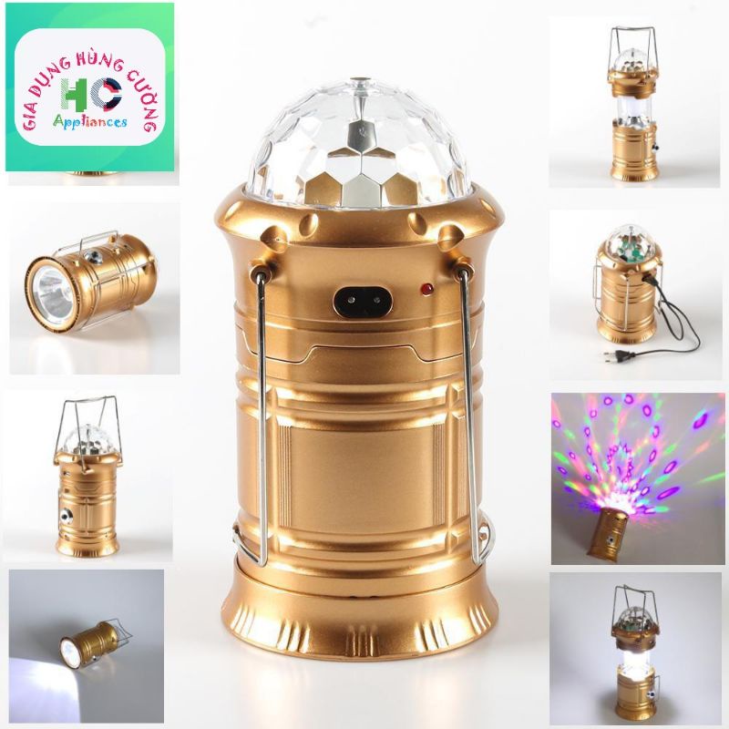 Đèn led tích điện 4 trong 1 gồm 3 chế độ chiếu sáng kIêm sạc dự phòng cao cấp