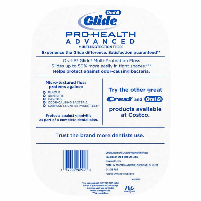 Chỉ nha khoa từ USA Oral-B Glide Pro Health hộp 40m [Hàng Mỹ]