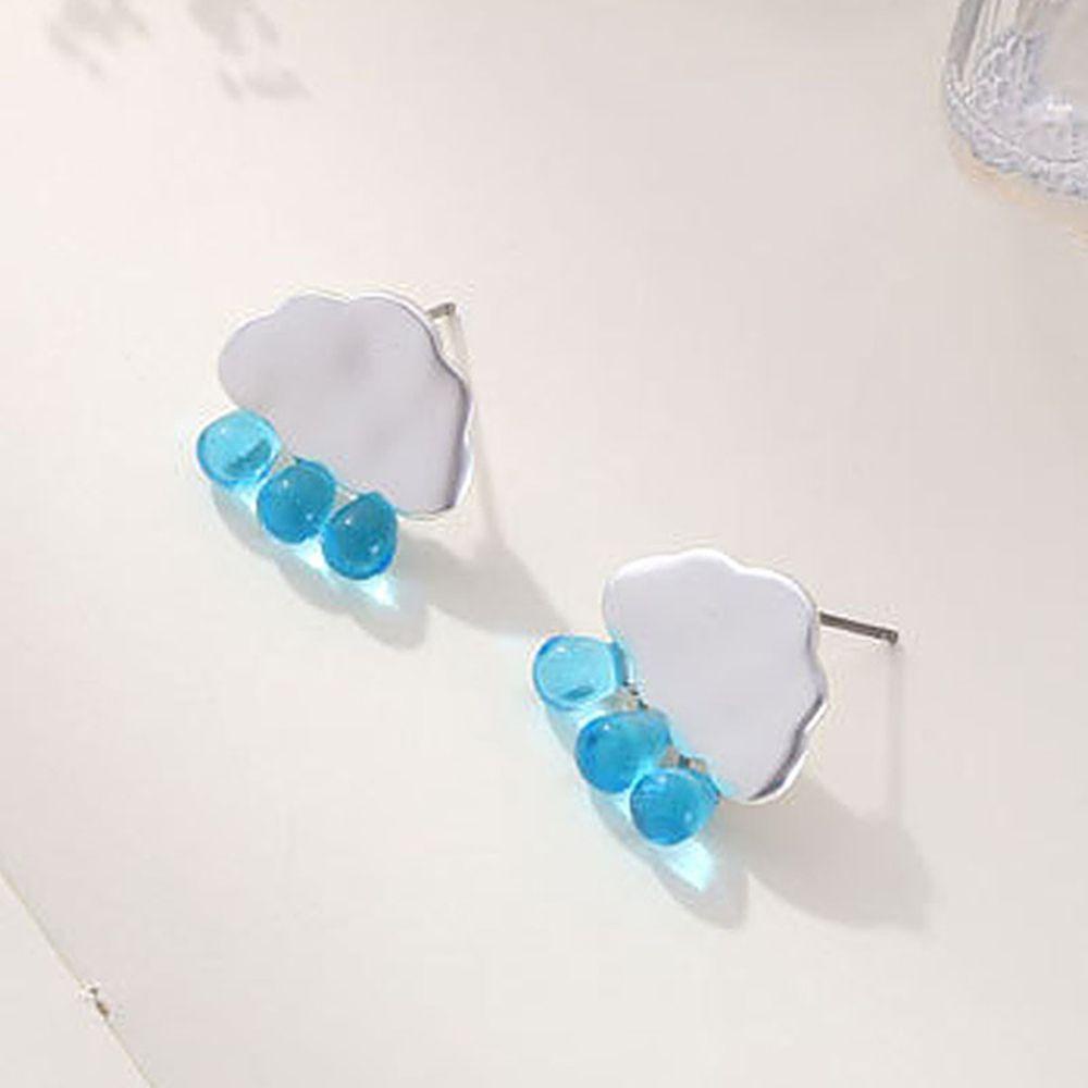 BACK2LIFE Bông Tai Hình Đám Mây Thời Trang