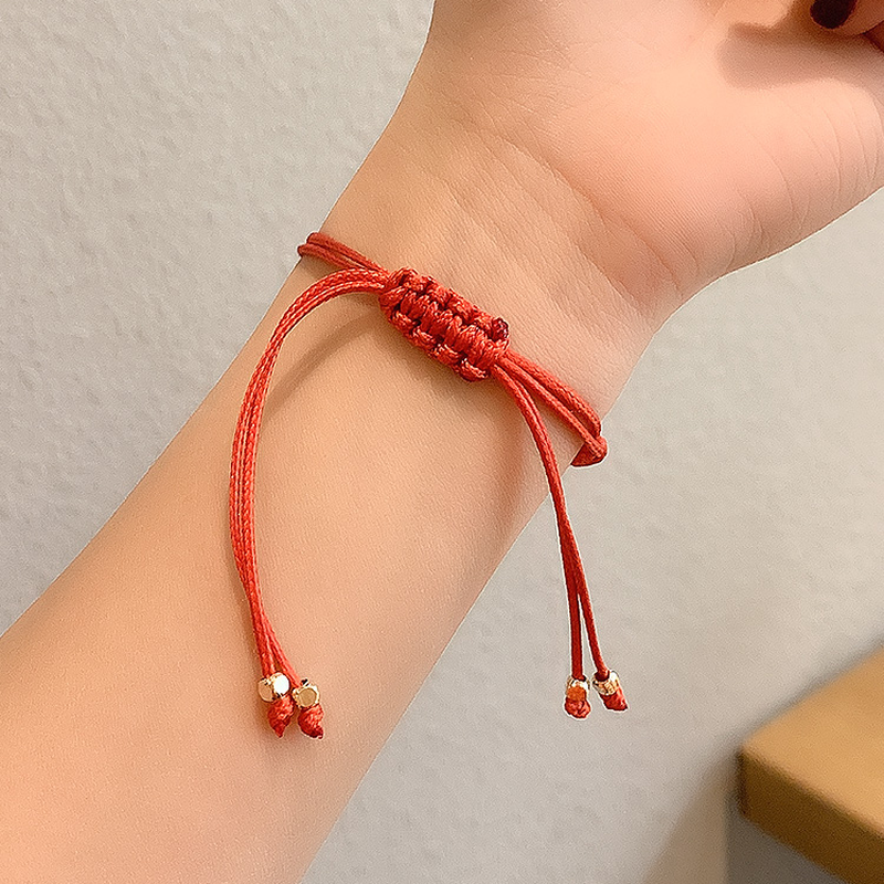 [Mã FAMAYFA giảm 10K đơn 50K] Vòng Tay Dây Bện Mặt Hình Mèo May Mắn Dễ Thương Cho Nữ | BigBuy360 - bigbuy360.vn