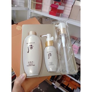 sưa rửa mặt whoo tái sinh- set sua rửa mặt đáng dùng nhất whoo