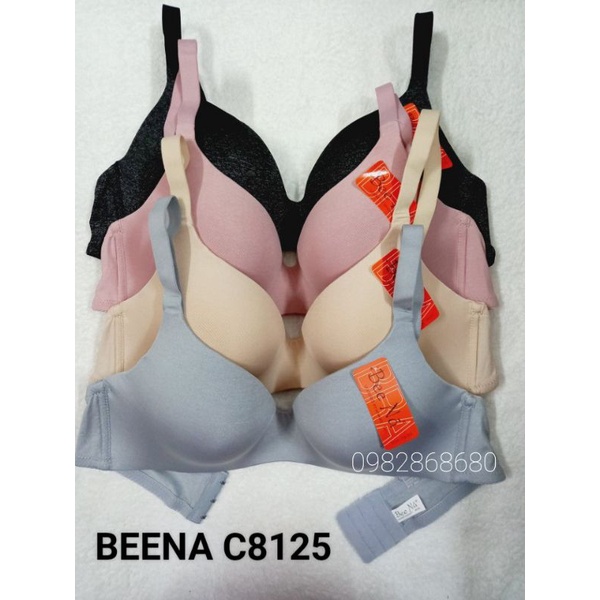 Áo lót bigsize không gọng cao cấp, áo ngực bigsize  su đúc Thái Lan Beena C8125