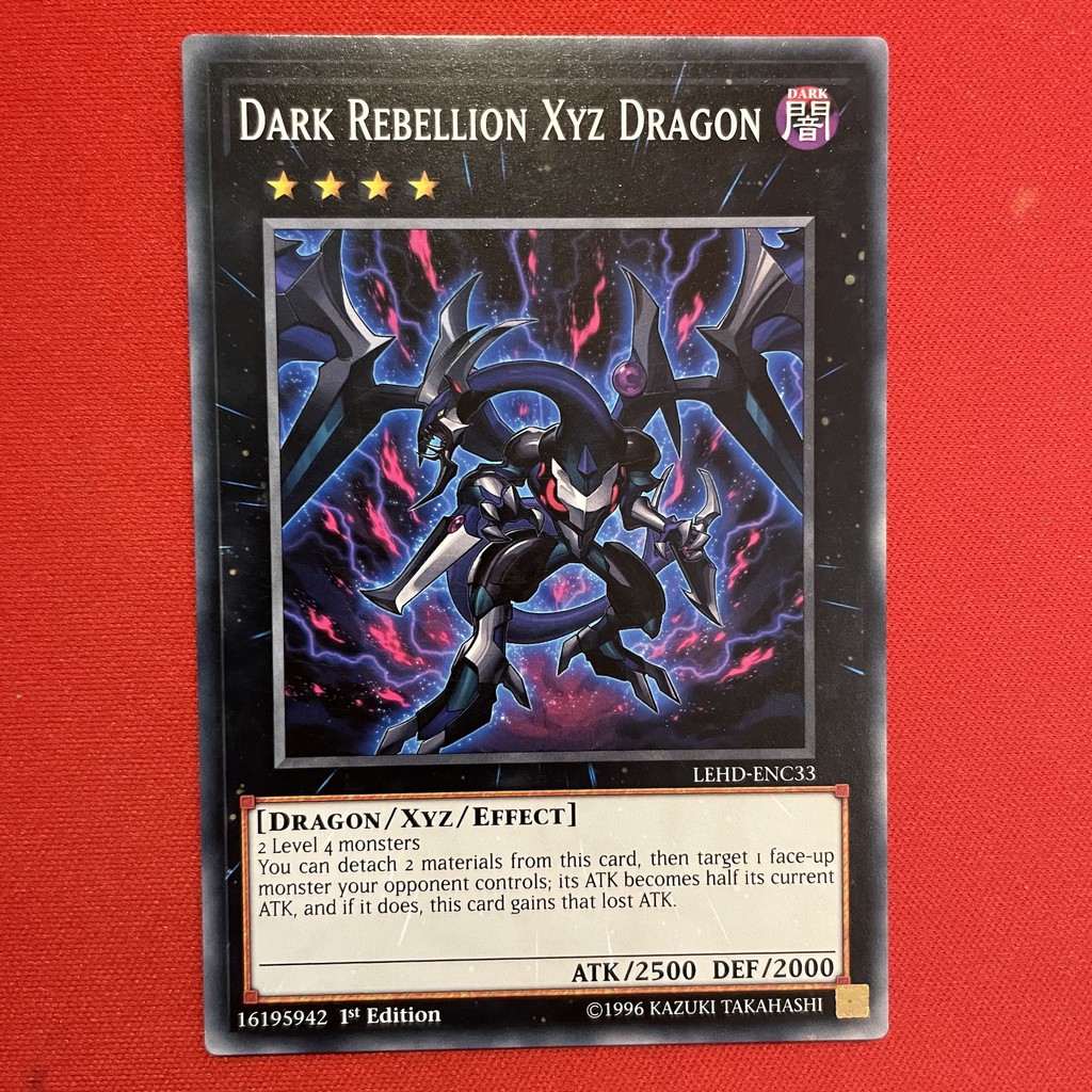 [EN-JP][Thẻ Bài Yugioh Chính Hãng] Dark Rebellion XYZ Dragon - Art Gốc - Chủ Bài Của Yuto