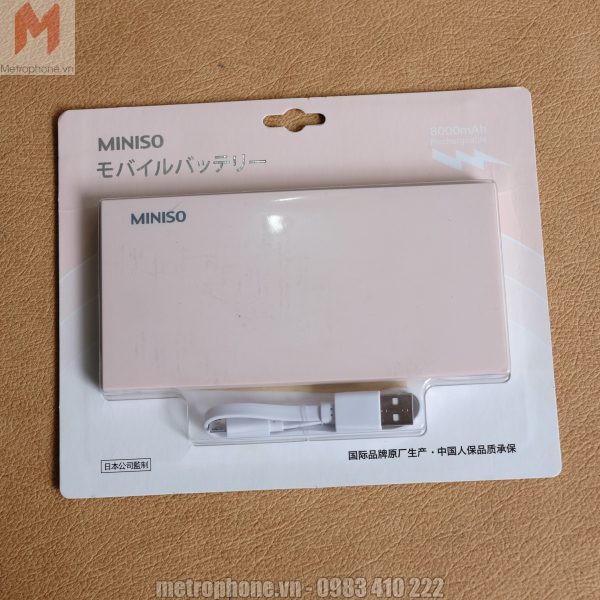 Pin dự phòng Miniso 8000mAh