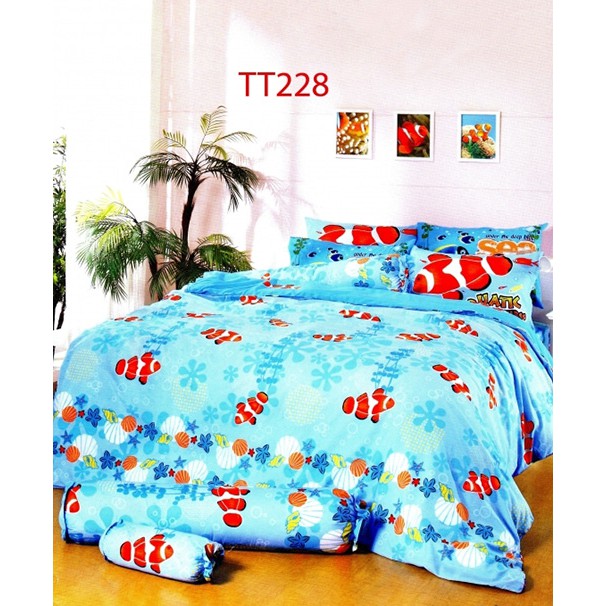 Bộ ga gối toto thái lan kt 1m8x2m mã TT228