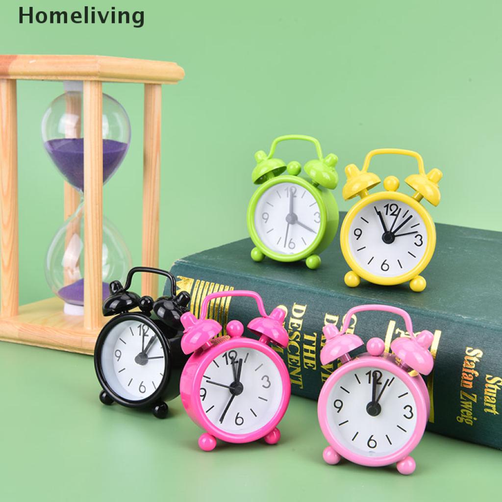 Đồng hồ báo thức điện tử để bàn hình tròn kiểu dáng xinh xắn tiện dụng