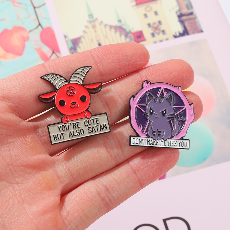 Ghim cài áo hình chú mèo dễ thương thích hợp cho nữ