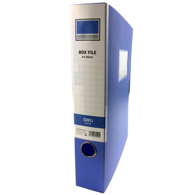 Cặp Hộp Gấp A4 Dùng Để Lưu Trữ Tài Liệu Deli 31115 - 55mm