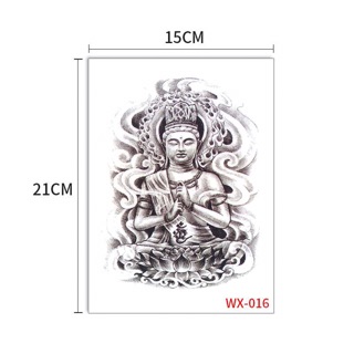 Hình xăm dán bắp kích thước 15x21cm