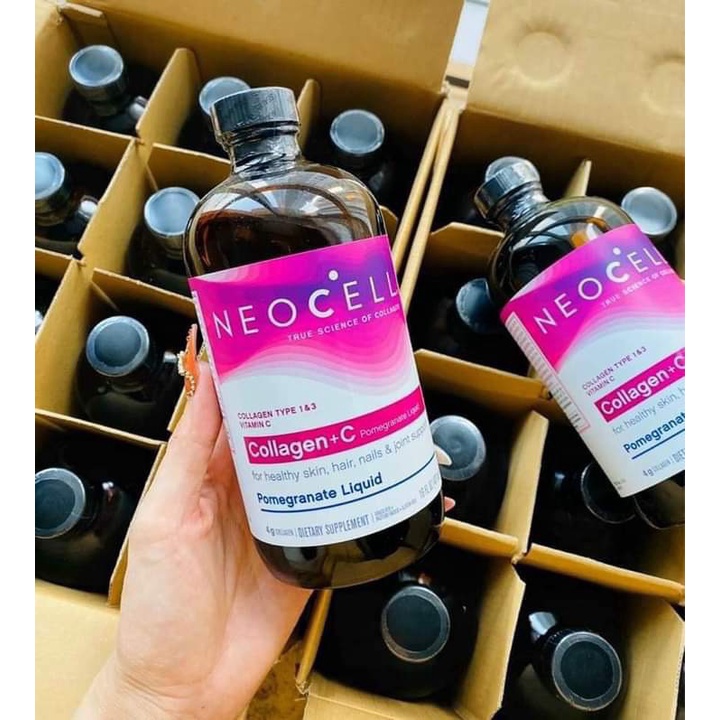 Collagen Neocell + C nước lựu đỏ 473ml của Mỹ