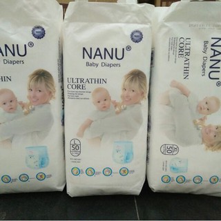 [Chính Hãng] BỈM QUẦN NANU XUẤT NHẬT M/L/XL/XXL/3XL 50 MIẾNG