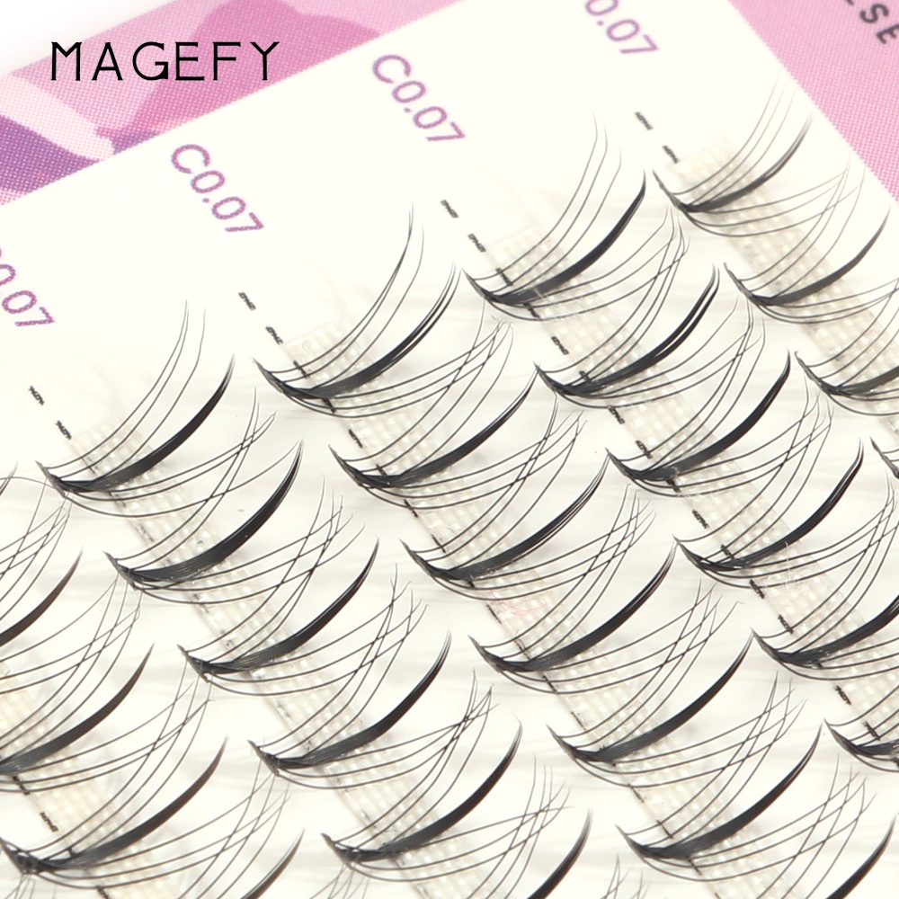 Lông mi giả MAGEFY MGY7285/ MGY7286 kiểu chữ A trọng lượng nhẹ tự nhiên 8-12mm