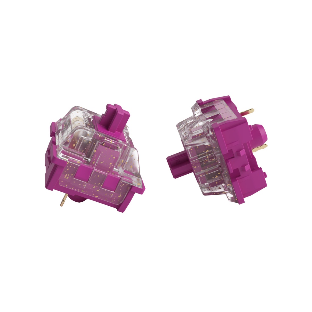 Bộ Switch bàn phím cơ Akko CS Switch - Wine Red ( Switch đã Lube / 45 switch)