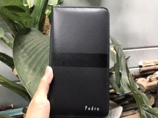 Ví dài Pedro trơn sọc ngang