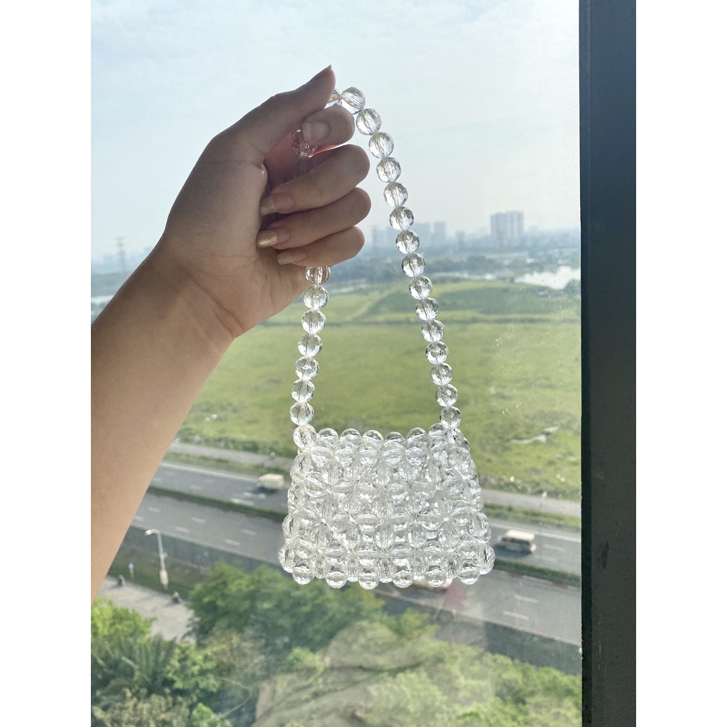 Túi mini pha lê trong suốt Splassshy Crystal Mini Purse