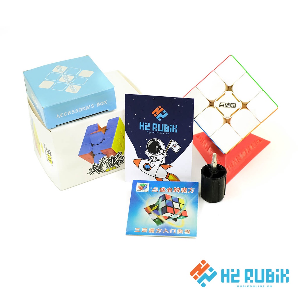 Đồ chơi rubik 3x3 DianSheng 3x3 M có nam châm giá rẻ - H2 Rubik Shop