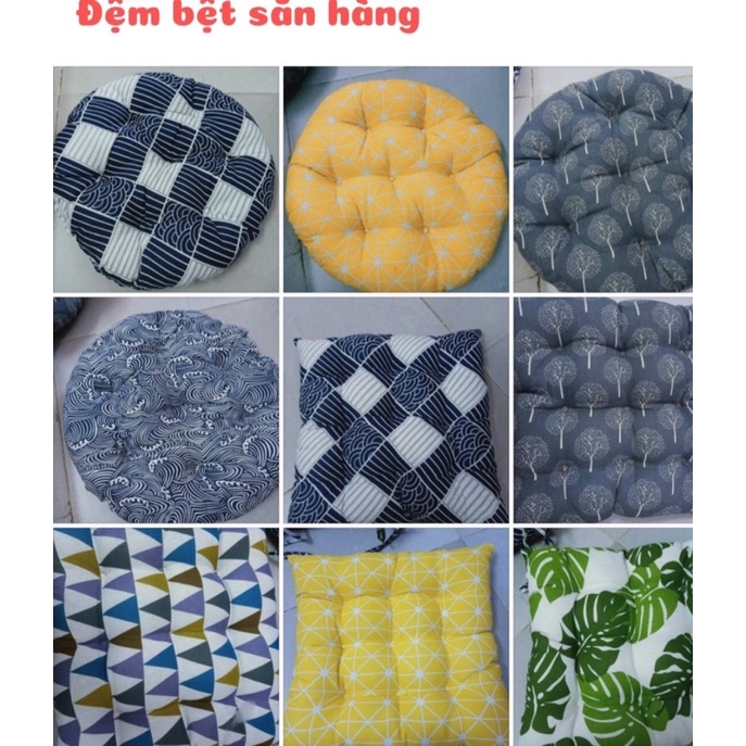 Đệm Tròn Ngồi Bệt PHAM (NO17-&gt;32) (40,45,50cm)