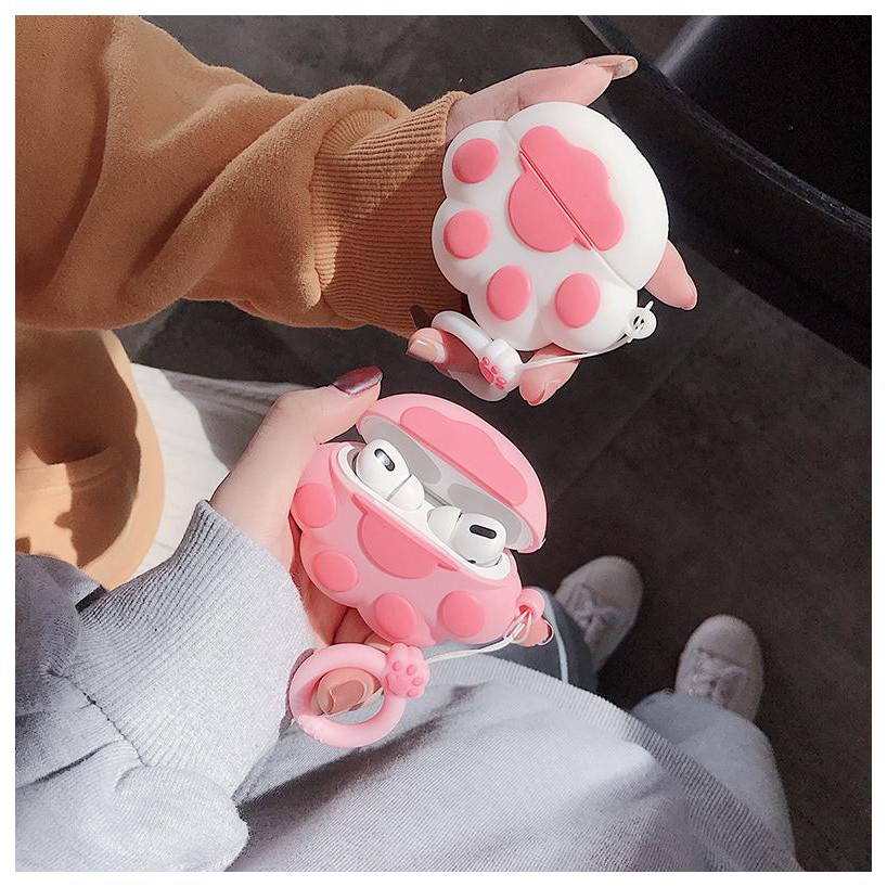 Airpods Pro Case - Ốp bảo vệ dành cho Airpods Pro Hình Tay Mèo