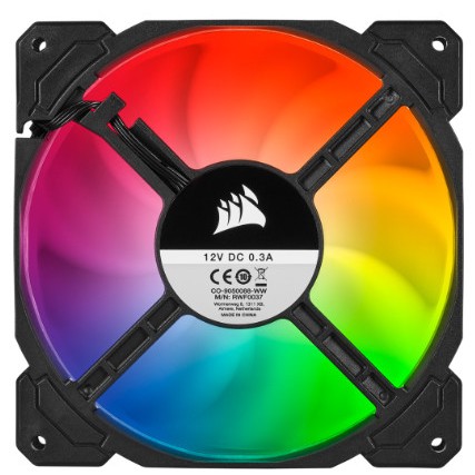 Bộ 2 quạt máy tính 140mm Corsair SP140 PRO RGB LED kèm Node PRO