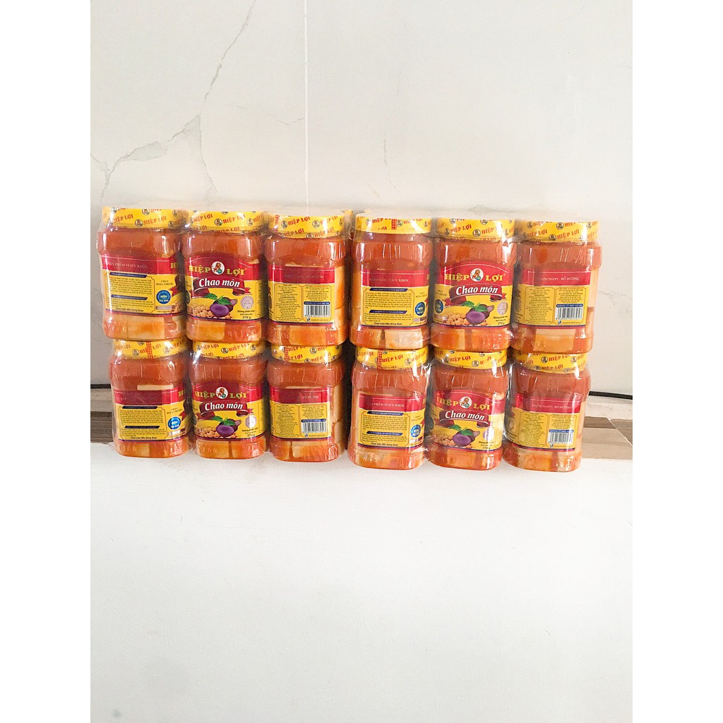 Chao khoai môn/chao môn đậu nành Hiệp Lợi hũ 370g, siêu béo, siêu thơm ngon